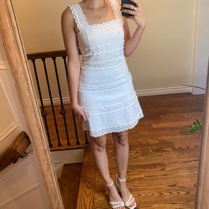 scalloped detail sundress